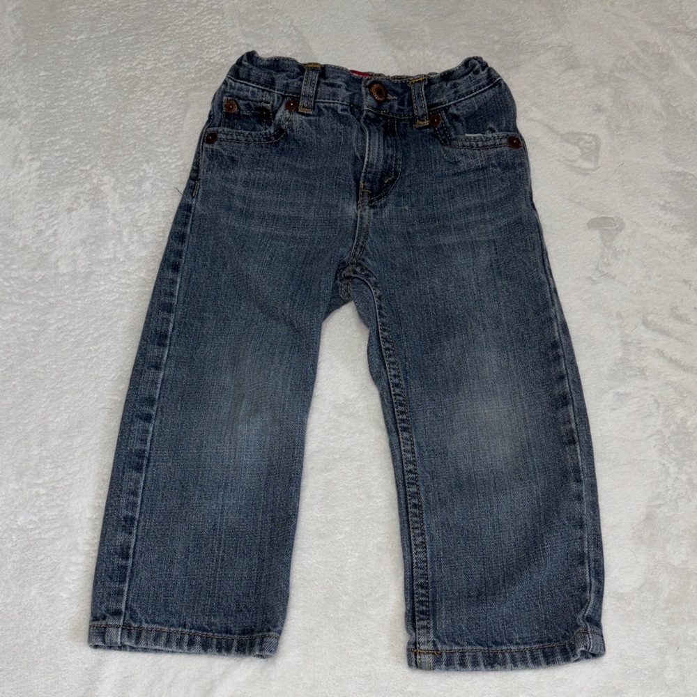 Kids Levi’s Dark Wash Denim Jeans - Blue